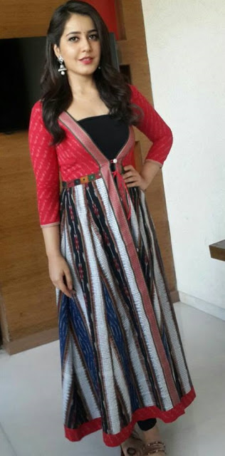 Rashi Khanna Beautiful Photos In Red Dress 3